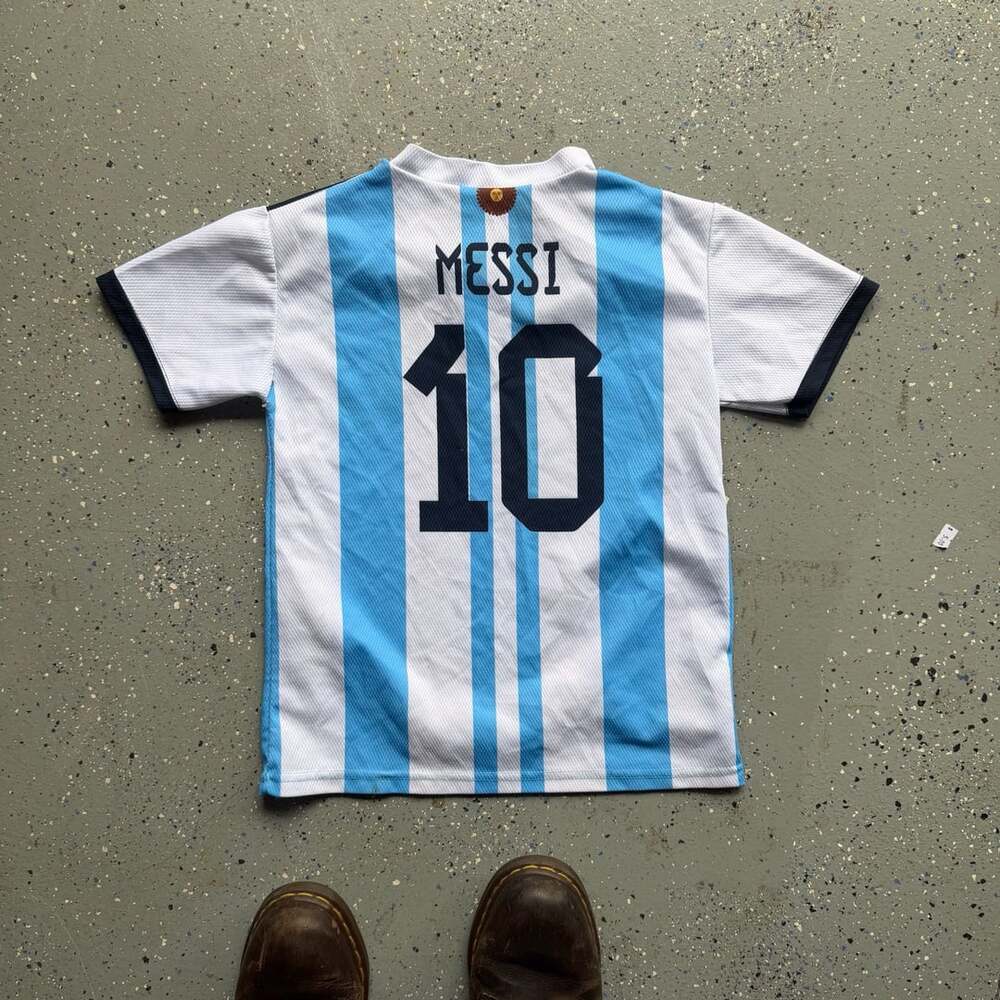Adidas Argentina 2022 World Cup Home Jersey Messi #10 - Picture 2 of 8